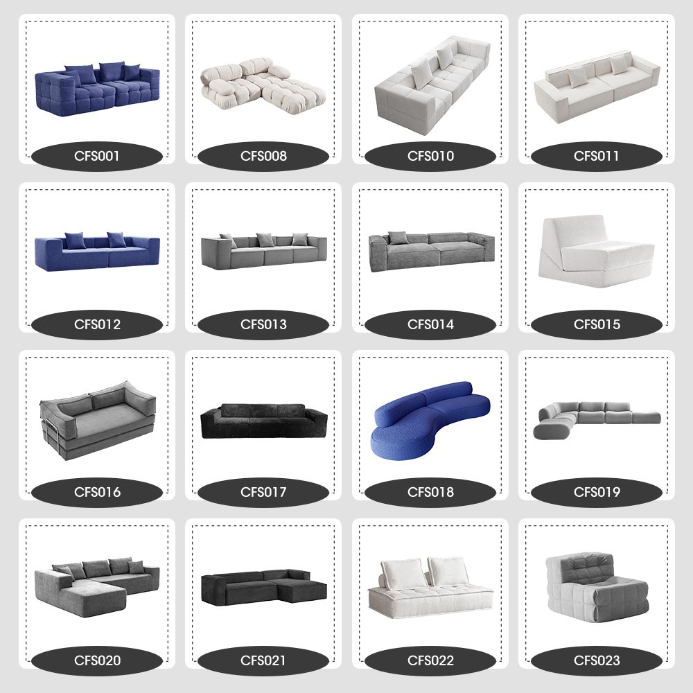 Customize fabric sectional compression sofa set living room furniture compressed packing modern modular living room sofas couch