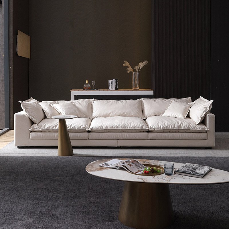 Minimalist Luxury Microfiber Fabric Bellini Sofa Set Of 5 3 Seater Sofas For Home Nordic Cloud Couch For Living Room