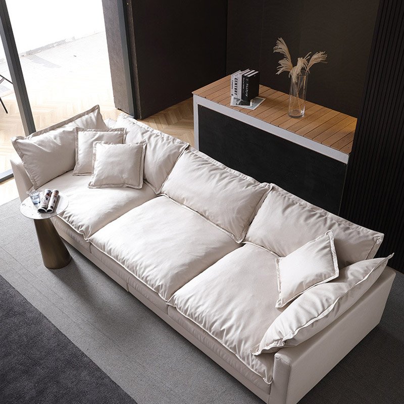 Minimalist Luxury Microfiber Fabric Bellini Sofa Set Of 5 3 Seater Sofas For Home Nordic Cloud Couch For Living Room
