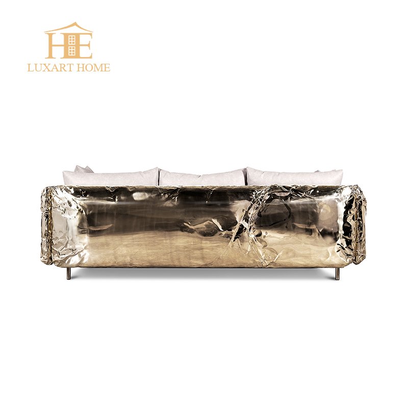 High-end custom Italian couches living room solid wood fabric sofa house villa sitting room luxury modern furniture sofa set