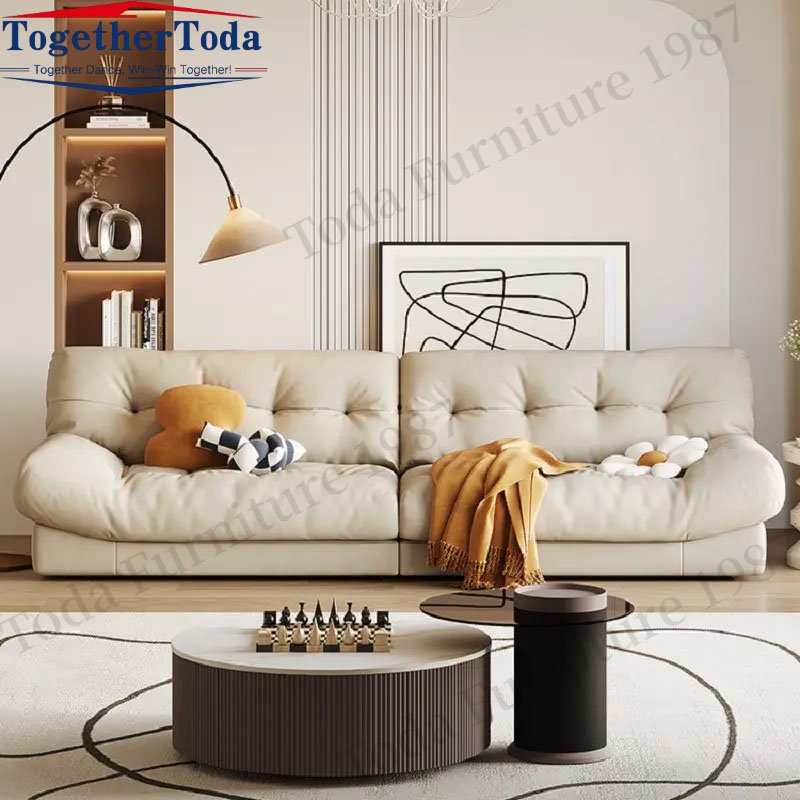 Living room furniture sofa set modern cloud couch sectional sofa furniture set