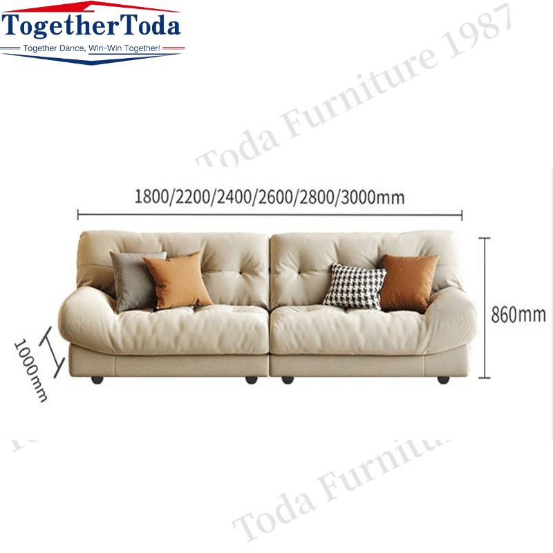 Living room furniture sofa set modern cloud couch sectional sofa furniture set