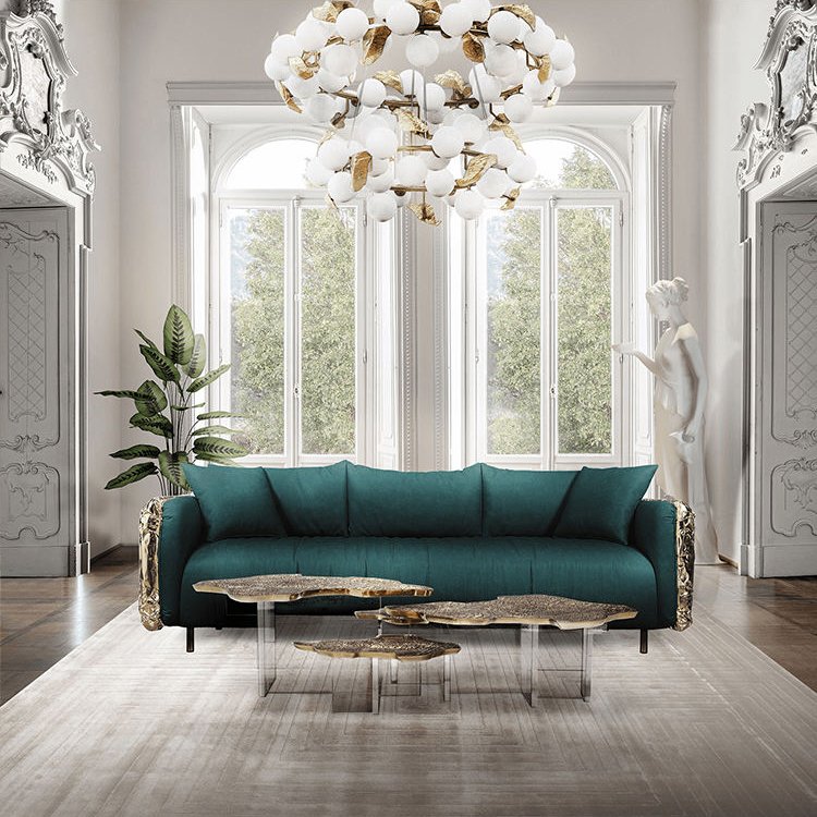 Modern Senior Design genuine leather upscale italian Furniture couch Luxury Living Room Sofas