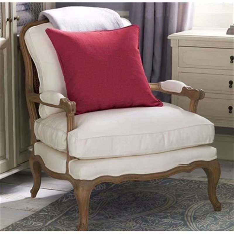 American living room high fashion retro made old tiger chair 1 person sofa