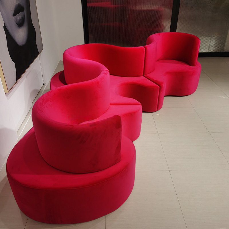 Nordic Modern Design Luxury Hotel Lobby Villa Living Room Furniture Creative S Modeling Modular Combination Living Room Sofa