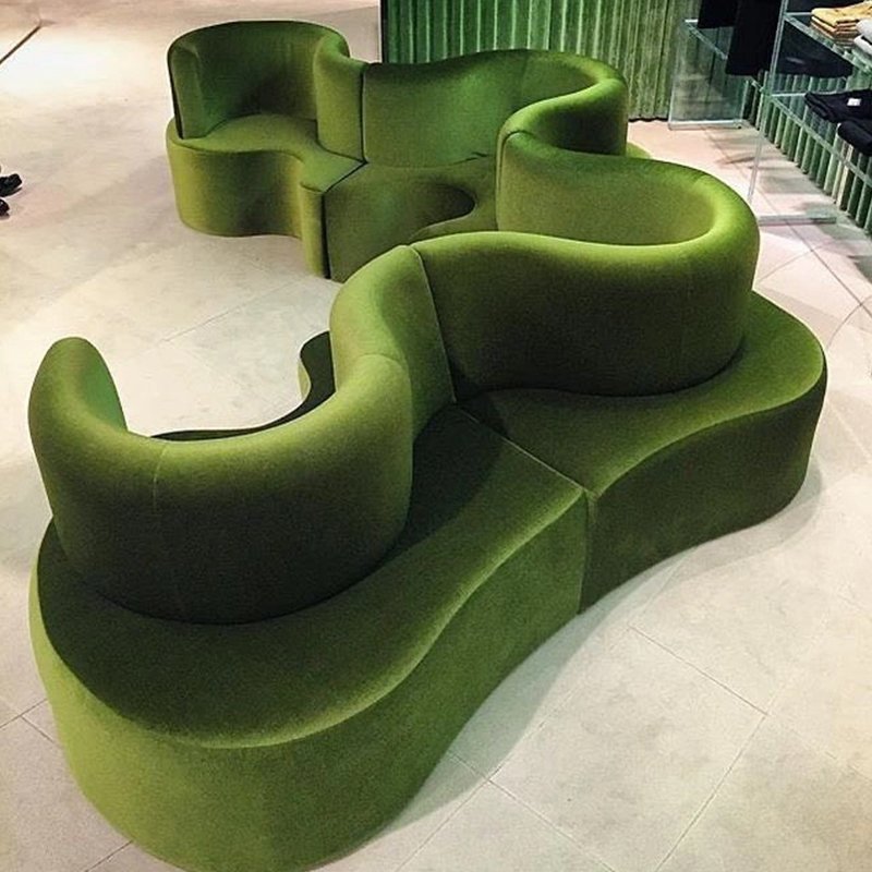 Nordic Modern Design Luxury Hotel Lobby Villa Living Room Furniture Creative S Modeling Modular Combination Living Room Sofa