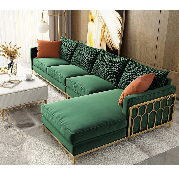 Luxury Throne Royal Wedding Sofa Furniture Set Home Furniture Fabric Bedroom Carton Paper Modern Living Room Sofa 3 Years