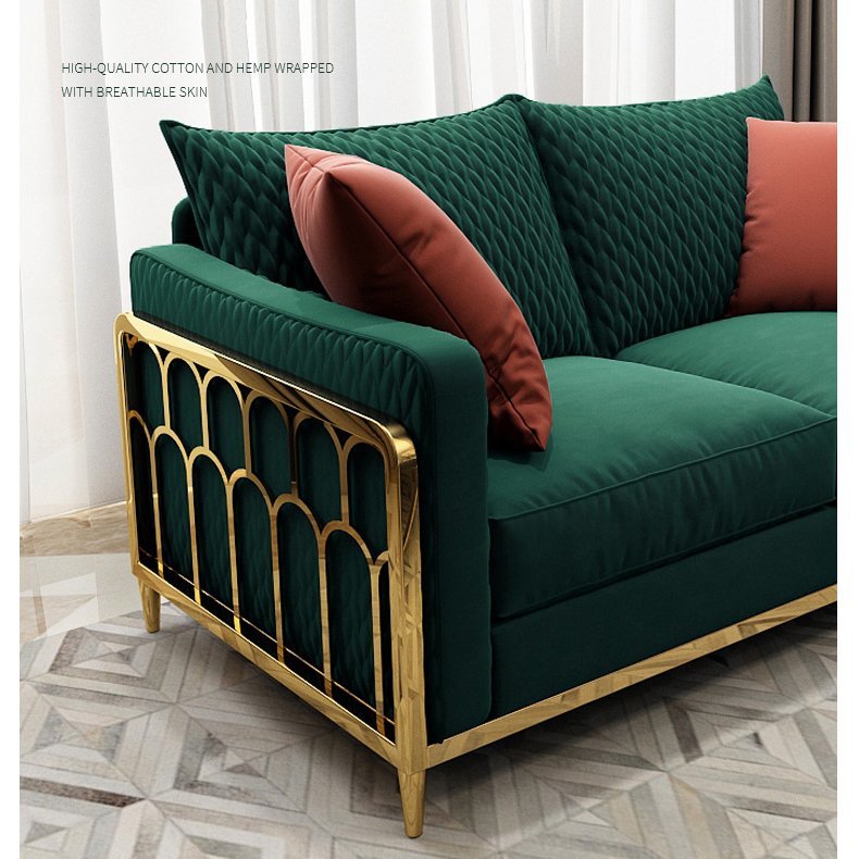 Luxury Throne Royal Wedding Sofa Furniture Set Home Furniture Fabric Bedroom Carton Paper Modern Living Room Sofa 3 Years