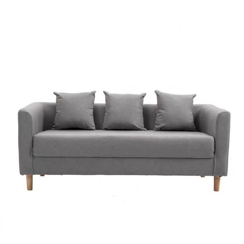 Wholesale small apartment new design furniture modern custom elegant white soft sofa 3 seat sofa living room bedroom