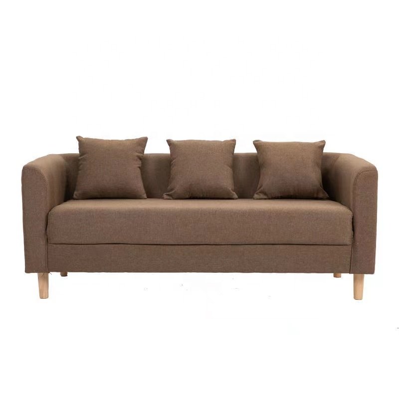 Wholesale small apartment new design furniture modern custom elegant white soft sofa 3 seat sofa living room bedroom