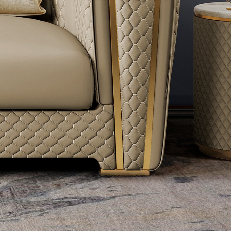 latest Italian design Noble enjoyment living room sofa set furniture luxurious Modern sofa design for drawing room