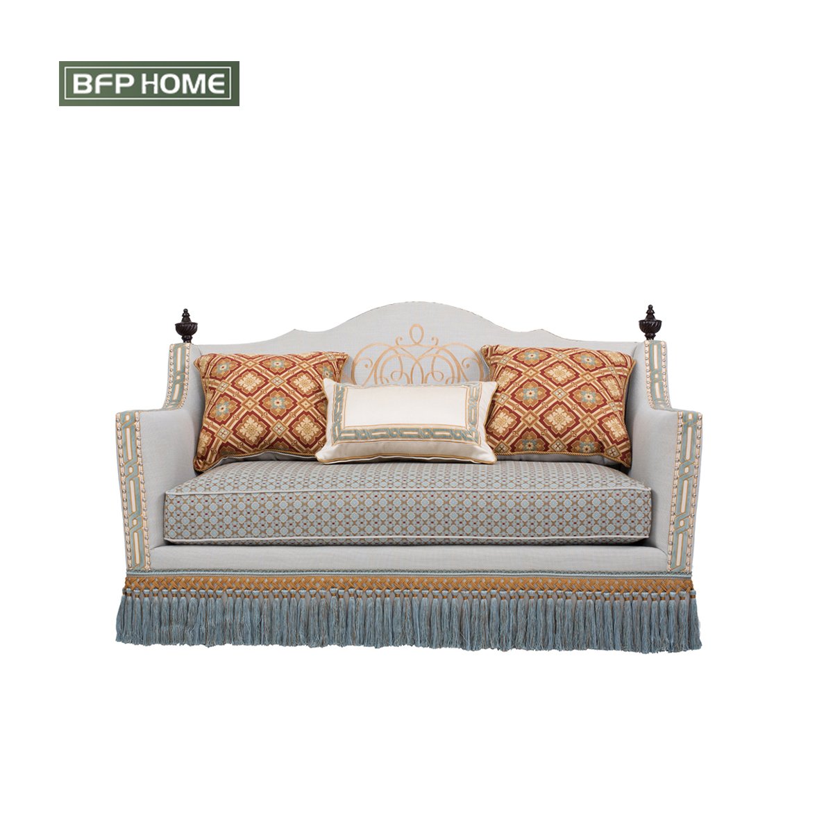 BFP Home French style New Arrivals luxury Style Fabric Sofa High quality living room sofa furniture popular fabric sofa sets