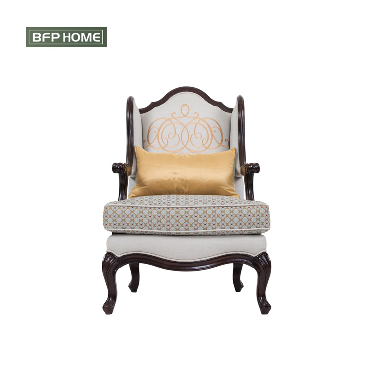 BFP Home French style New Arrivals luxury Style Fabric Sofa High quality living room sofa furniture popular fabric sofa sets
