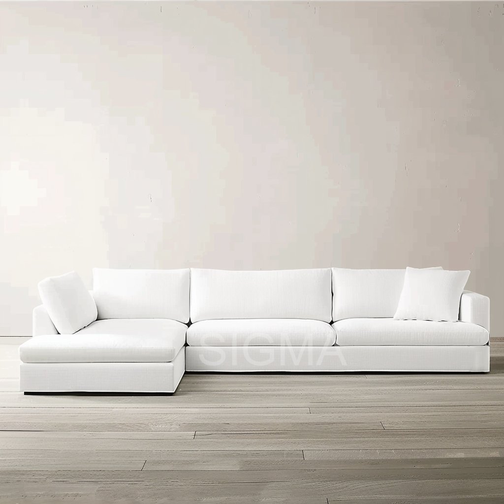 Furniture L shaped sectional fabric sofa set furniture Living Room Sofas