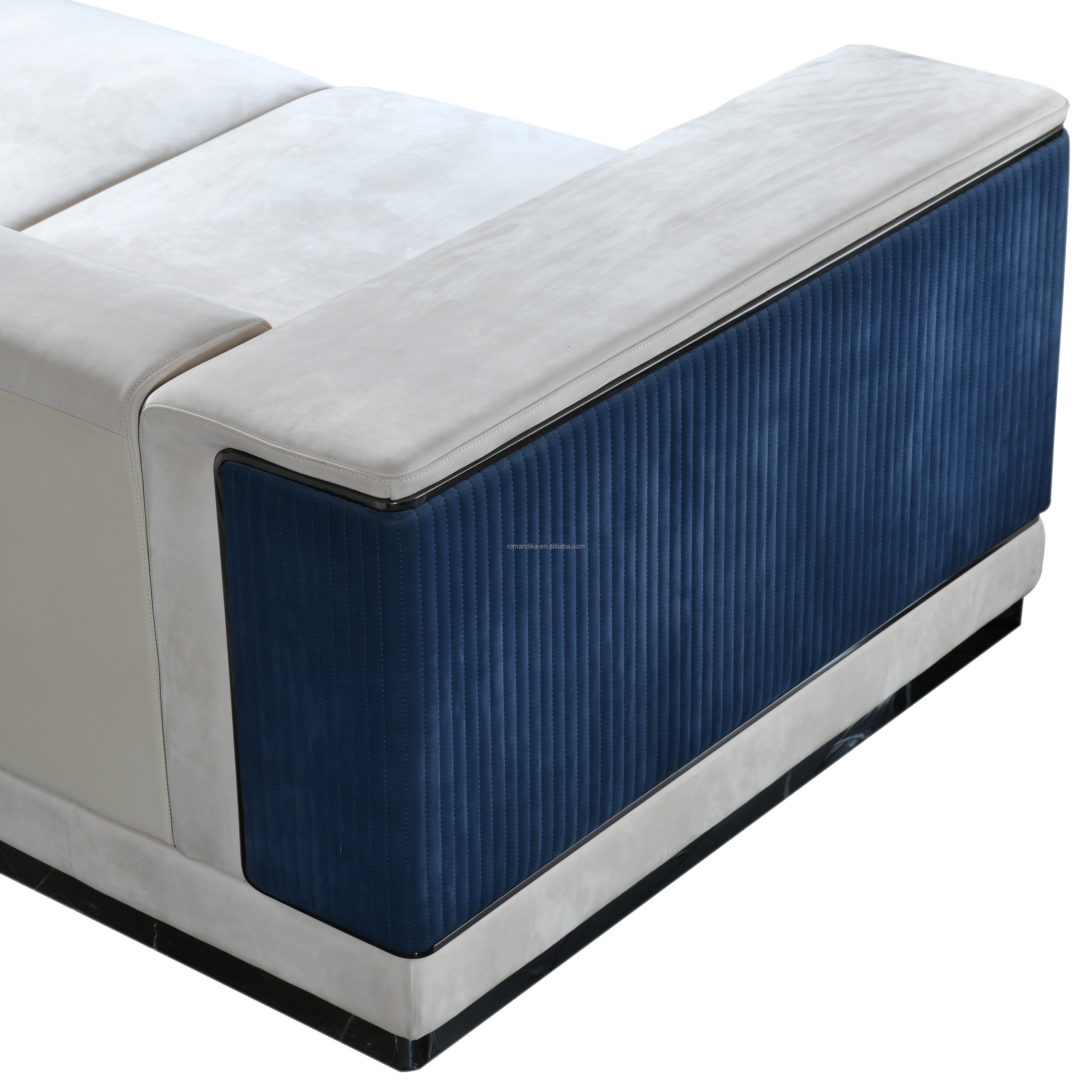 L Shape Sofa Sofa Combination Design Tech Cloth New Set Luxury Modern Living Room Sofa Furniture Leather