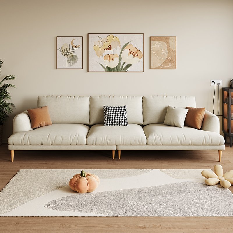 Sofa manufacturers wholesale couches sectional sofa living room furniture modern white comfort fabric sofa set