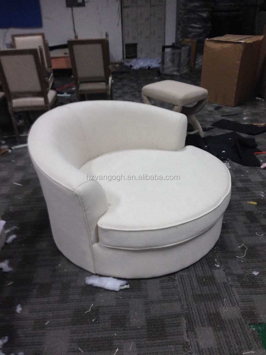 American modern home furniture sofa set round cushion sofa linen fabric living room sofas
