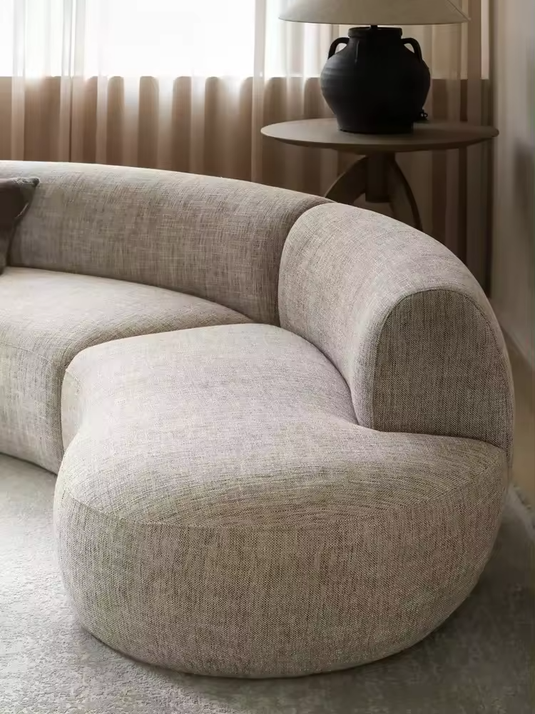 Classic furniture wabi-sabi furniture living room furniture cloud couches living room sofa nordic sofa curved sofa