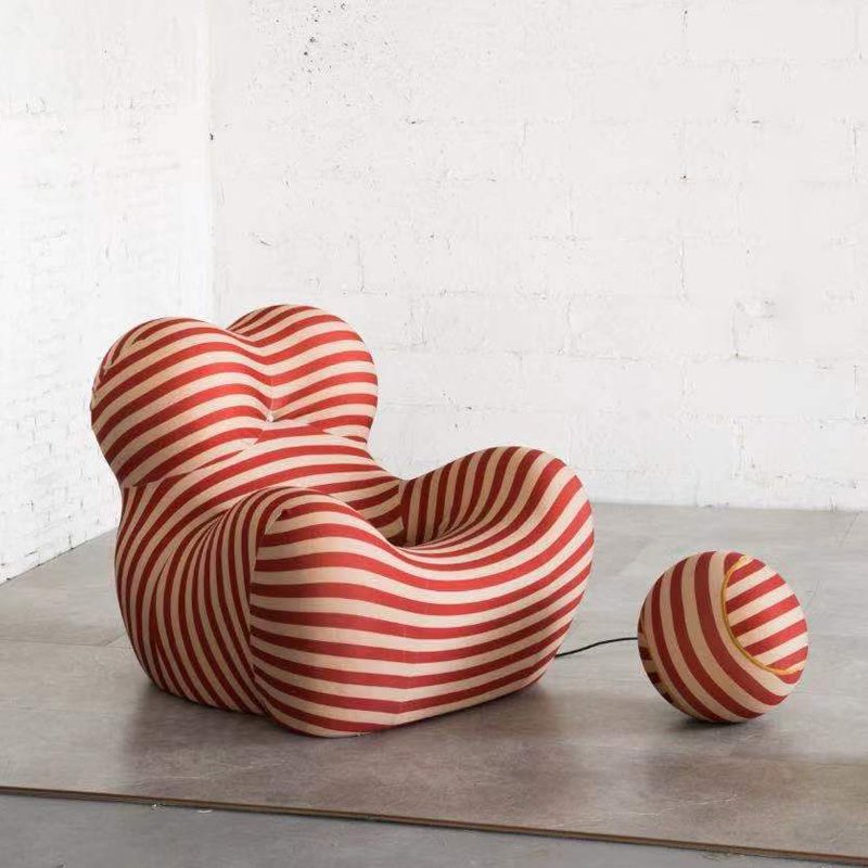 wholesale Modern cotton linen floor sofa couch living room floor cushion seating sofa lounge lazy single person sofa