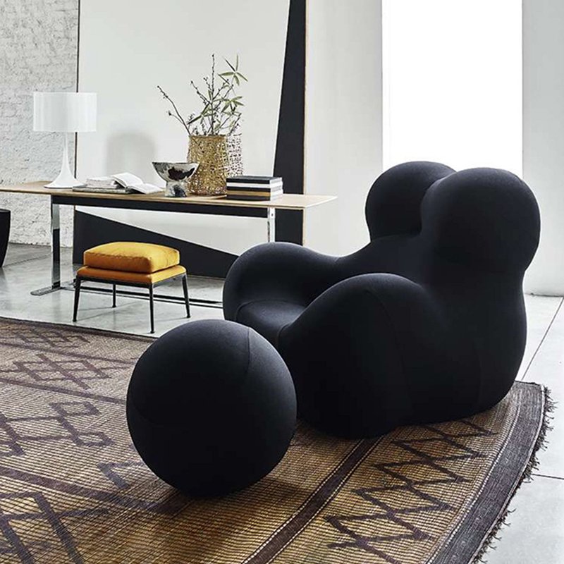 wholesale Modern cotton linen floor sofa couch living room floor cushion seating sofa lounge lazy single person sofa