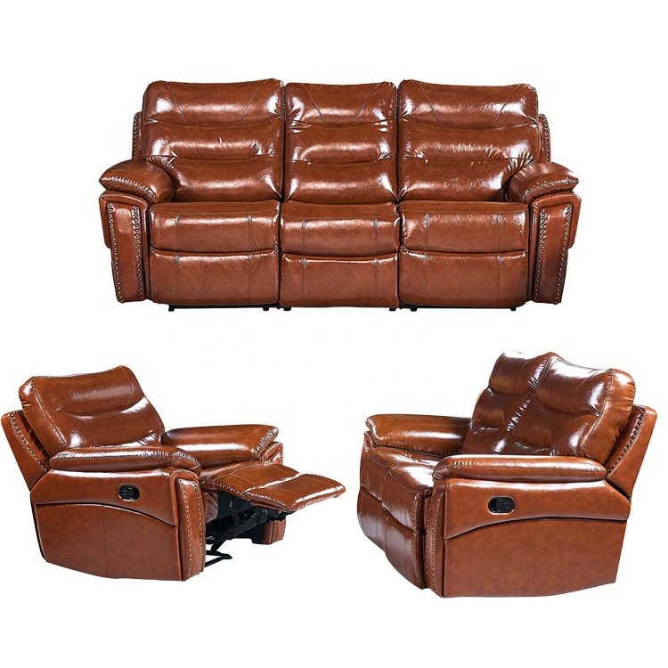 Modern Nordic Reclining Sofas Single Loveseat Three Seatser Lounge 1+2+3 Sectional Living+Room+Sofas Set
