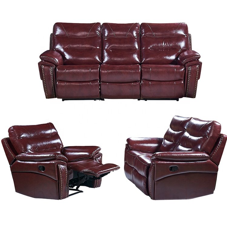 Modern Nordic Reclining Sofas Single Loveseat Three Seatser Lounge 1+2+3 Sectional Living+Room+Sofas Set