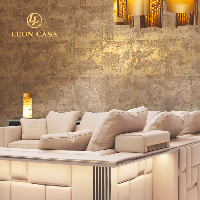 Custom Made Italian Luxury Villa Living Room Furniture High End Sofa High Quality Sofa Set Modern Luxury Leather Sofa