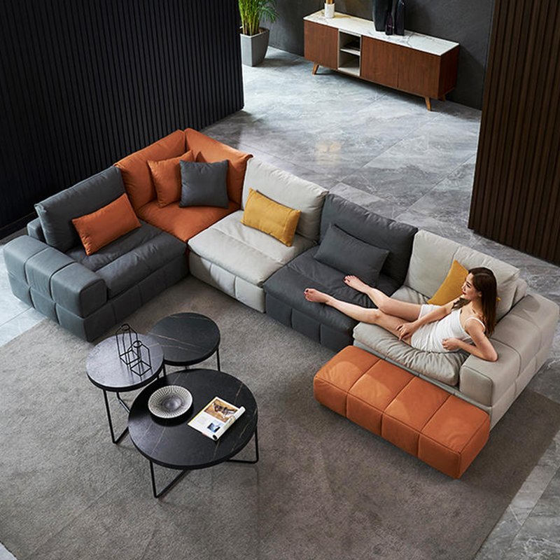 Italian modern contracted style comfortable soft sectionals sofa set living room sofa furniture old? classic!
