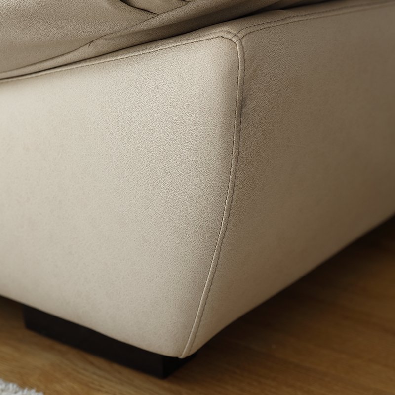 Italian cloud sofa high-end comfortable velvet living room furniture sofa white couch set fabric furniture