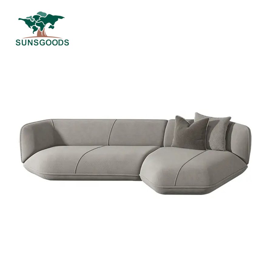 High Quality Modular Fabrics Velvet Nordic Home Furniture Creative Chinese Direct Manufactures Home Living Room Sofa