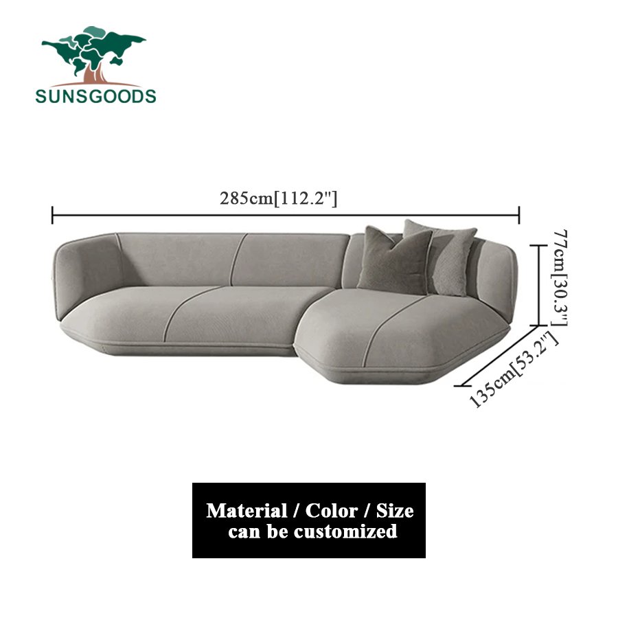 High Quality Modular Fabrics Velvet Nordic Home Furniture Creative Chinese Direct Manufactures Home Living Room Sofa