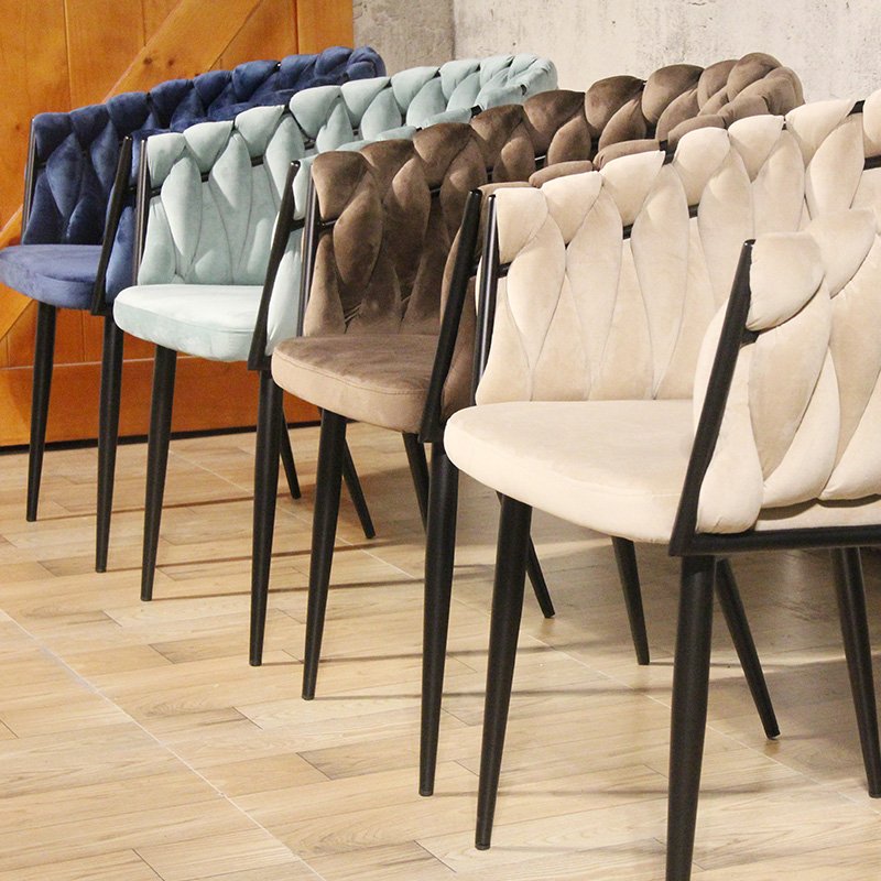 Luxury Nordic Modern Wing Lounge Accent Metal Dining Home Sets Velvet Furniture Living Room Chairs Sofa