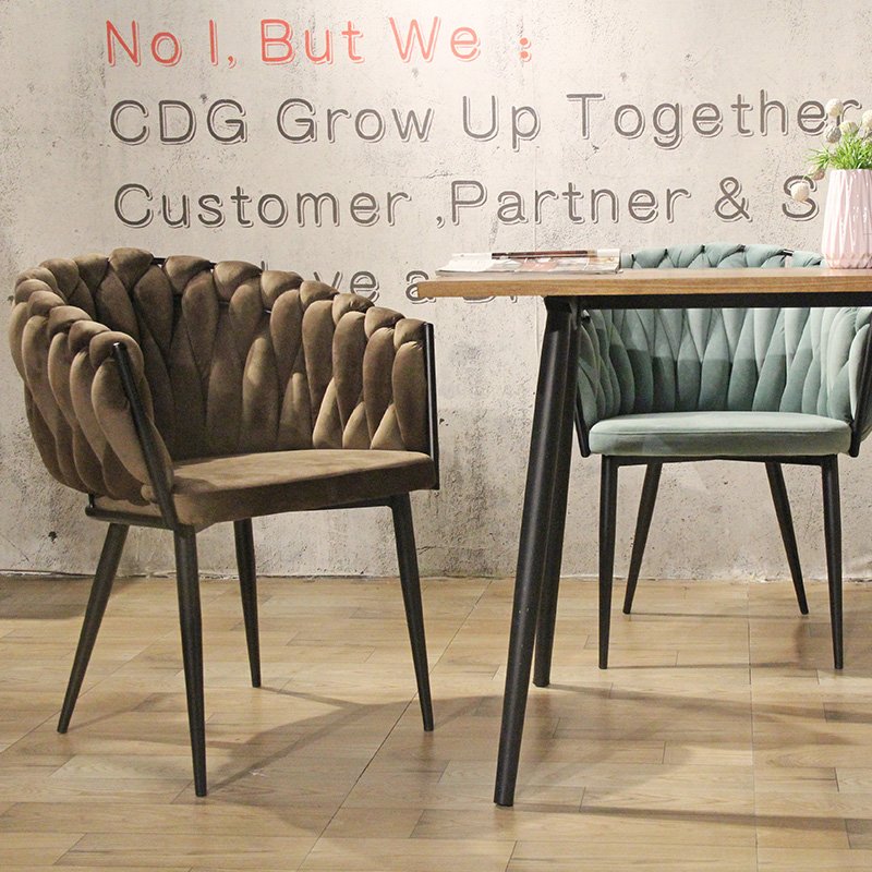 Luxury Nordic Modern Wing Lounge Accent Metal Dining Home Sets Velvet Furniture Living Room Chairs Sofa