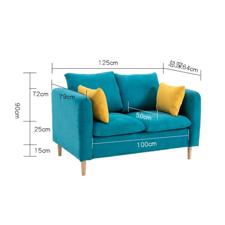 Japanese style modern fabric couch living room sofas(old)