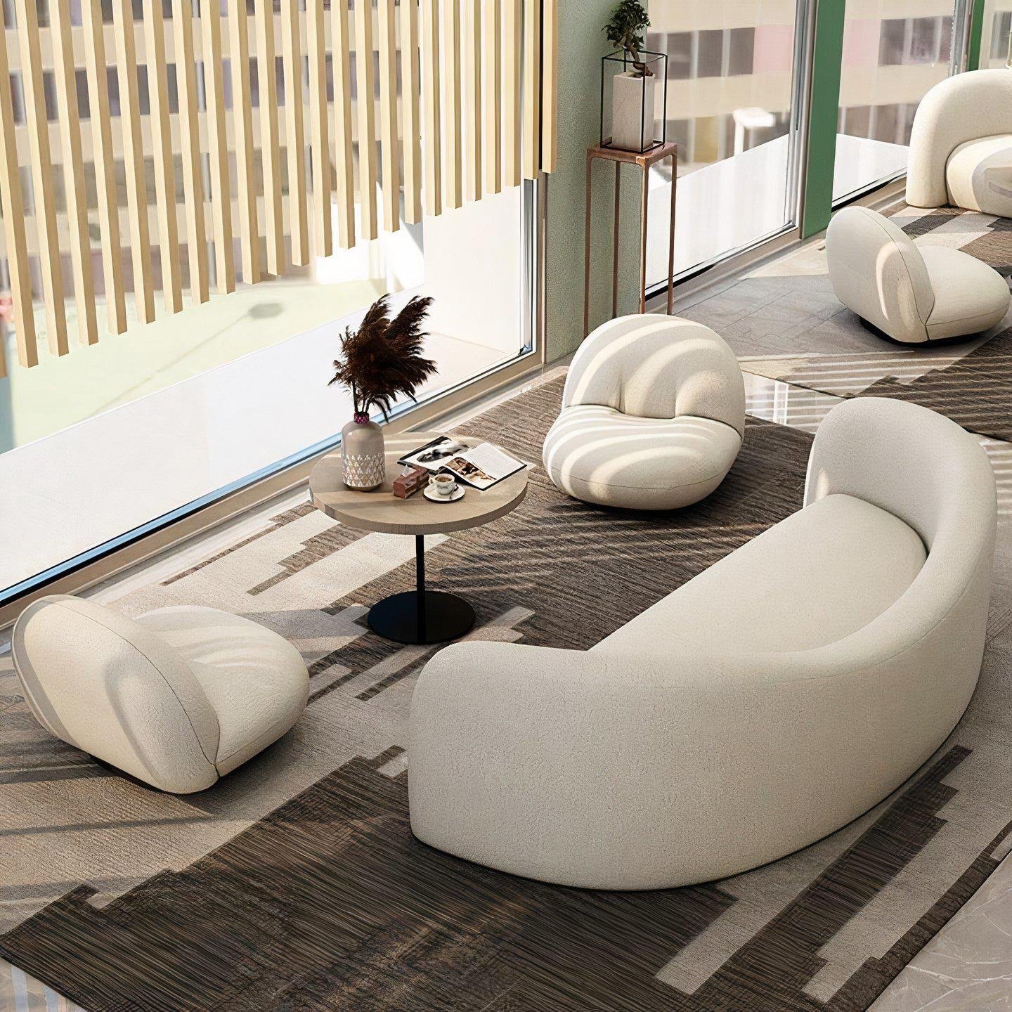 Contemporary Luxury Modern Couch Italia Style Home Furniture Set Living Room Sofas