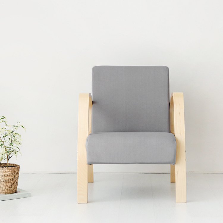 Market B BENWOOD one person Sofa YC12A Natural