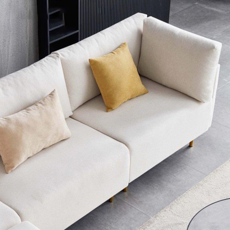 Fashion corner house sofa l shaped fabric corner sofa recliner sectionals living room sofas