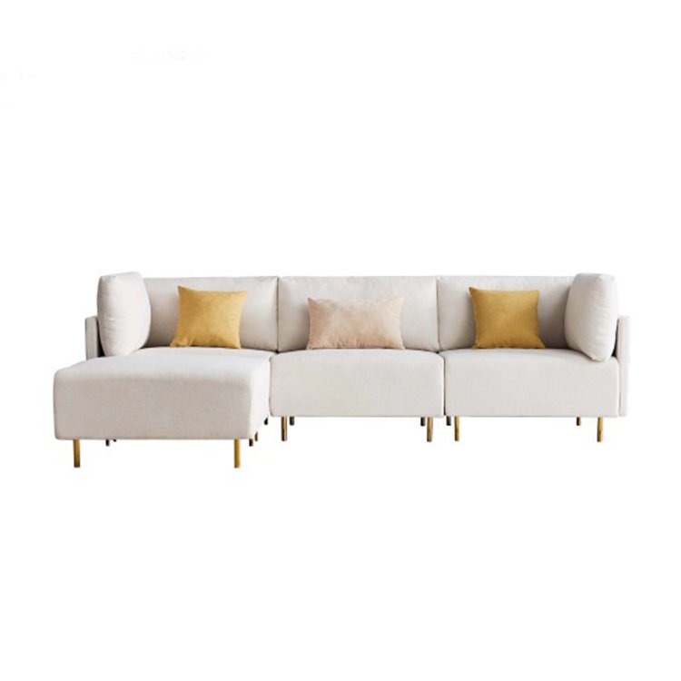 Fashion corner house sofa l shaped fabric corner sofa recliner sectionals living room sofas