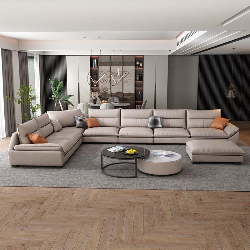 Modern design Luxury Living Room Villa Hotel Sofa furniture Leather sofa set