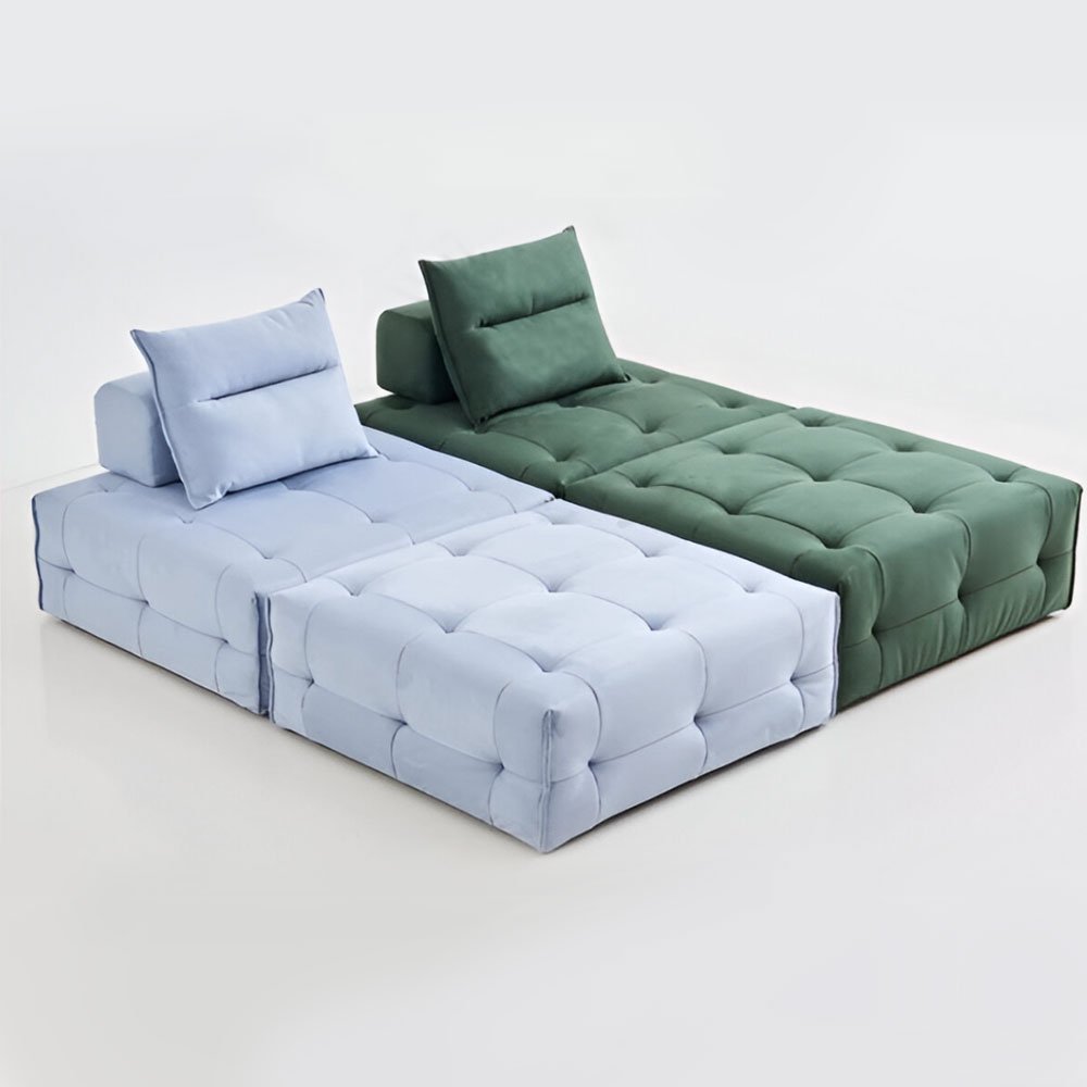 Modern Luxury High Grade Furniture Workshop Apartment Living Room TV Set Furniture Living Room Box Sofa Set