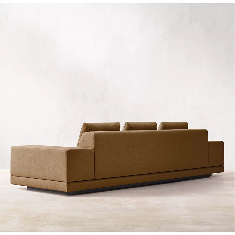 New home furniture oak wood base indoor sofa furniture fabric living room sofas