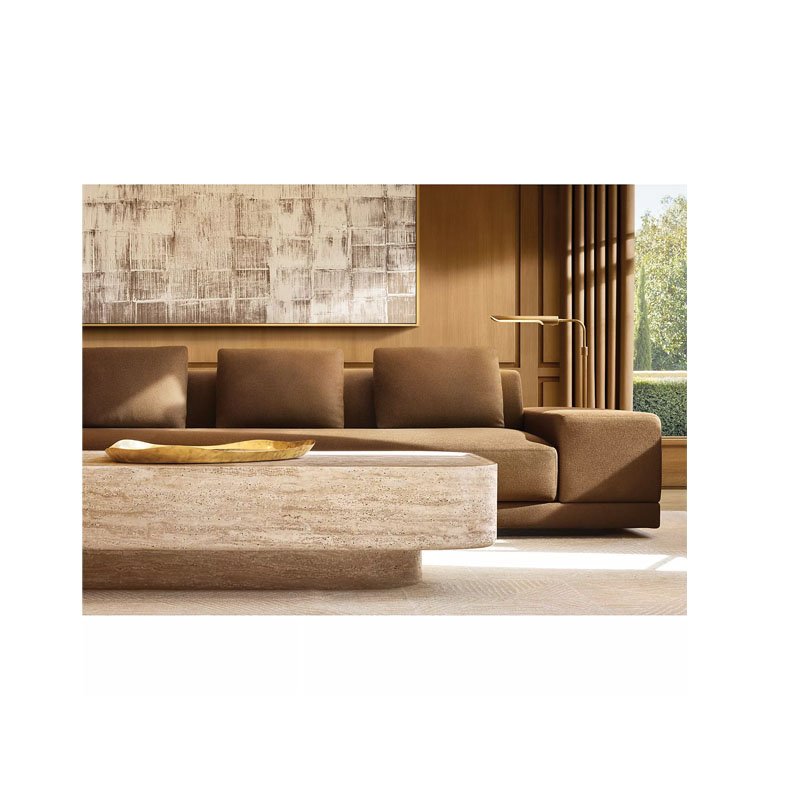New home furniture oak wood base indoor sofa furniture fabric living room sofas