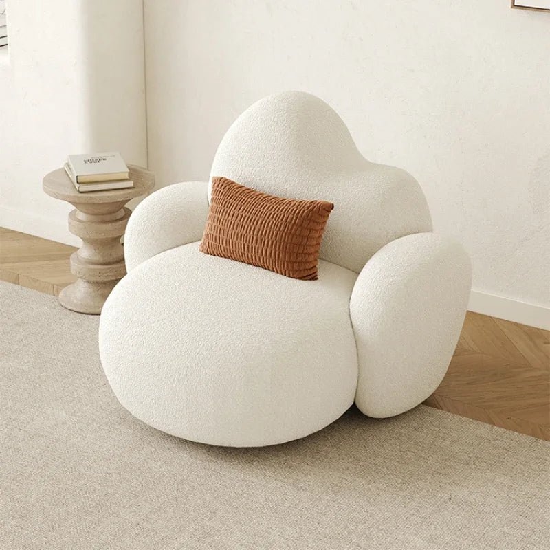 White Cloud Living Room Sofas Modern Fabric Minimalist European Corner Couch Cozy Floor Cushions Divano Household Furnitures