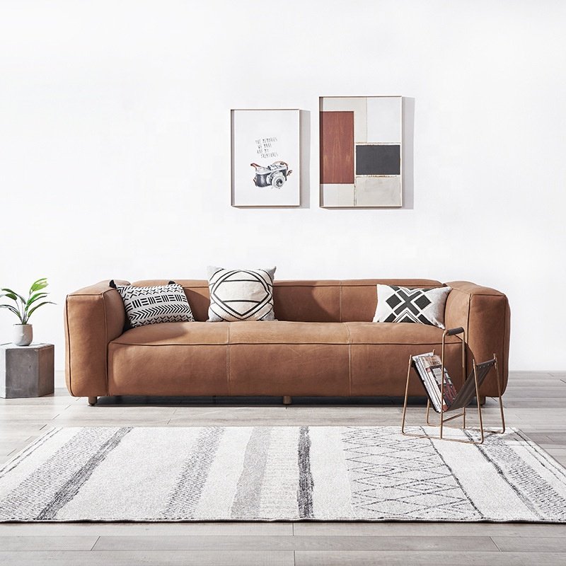OEM Living Room Sofa Leather 20LESC010 Sofa Cover Upholstered Sofa