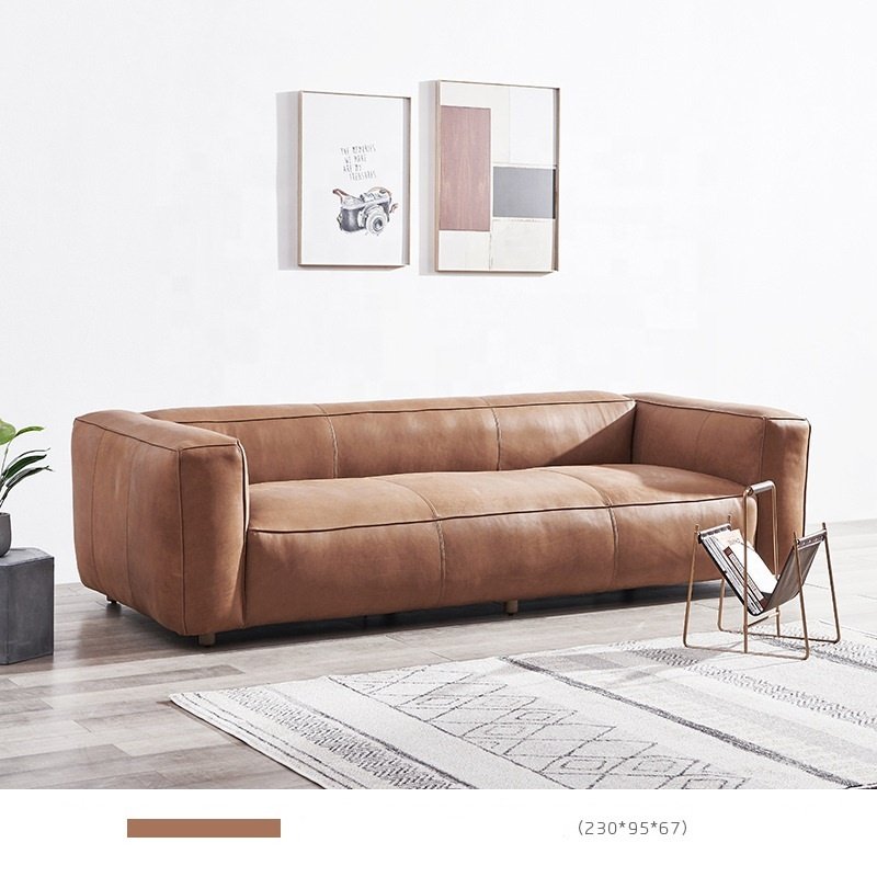 OEM Living Room Sofa Leather 20LESC010 Sofa Cover Upholstered Sofa