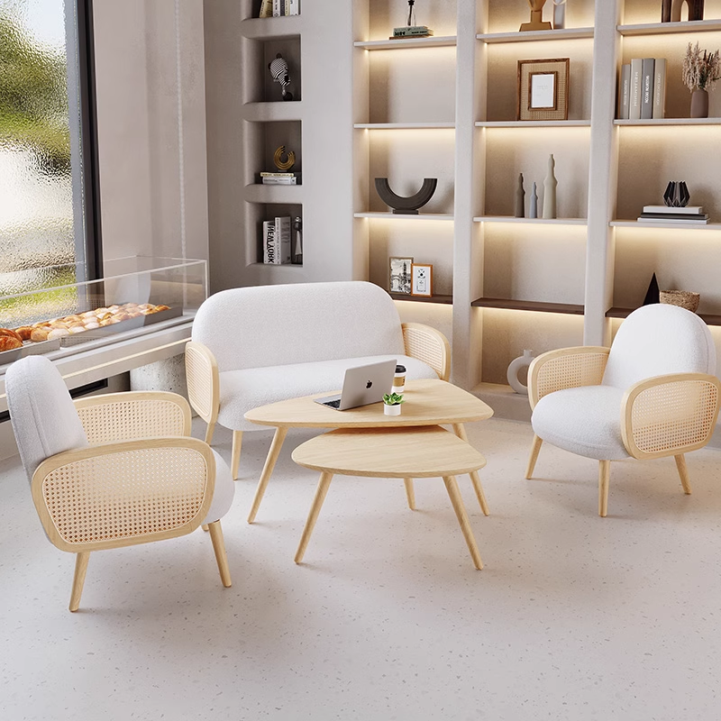 YJZMKJ MIcrofiber fabric White Living Room Sofas American Metal Legs Sofa L Shape Modern Chairs for Living Room Sofa