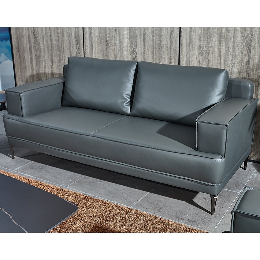 Modern Custom Designer Furniture Leather Sofas Combination For Living Room