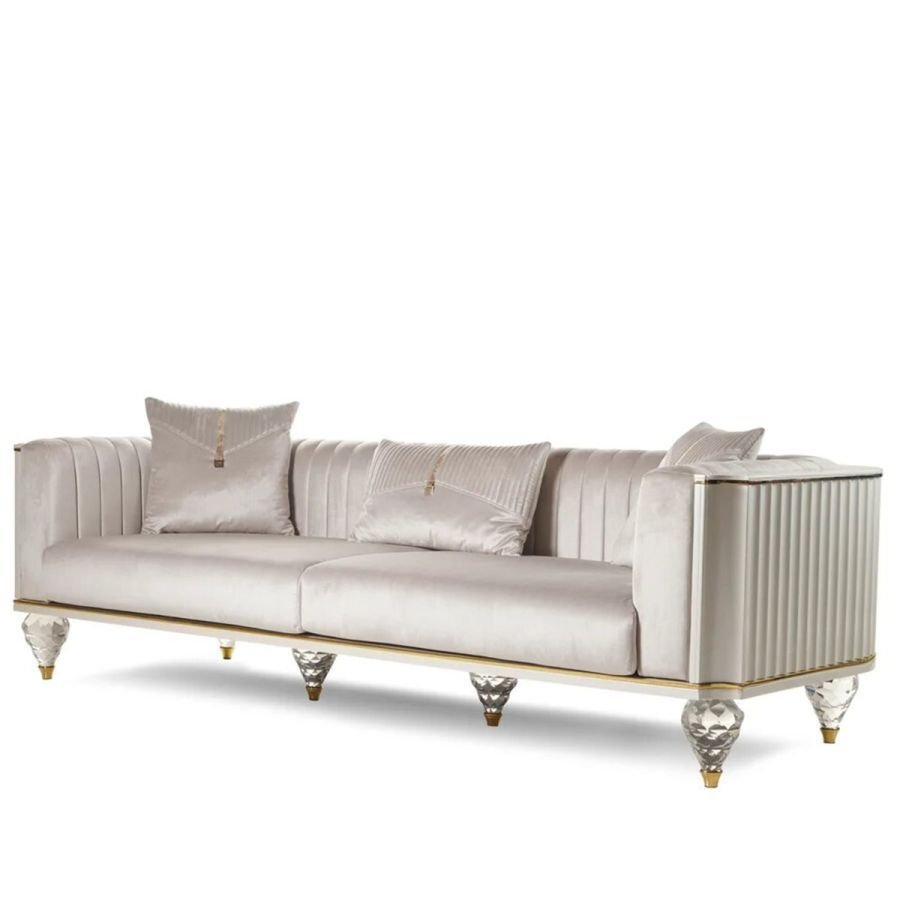 MR Modern Simple Velvet Sofa Designer Crystal Decorative Art Sofa Set Hotel Living Room Sofas for Home Living Room Furniture