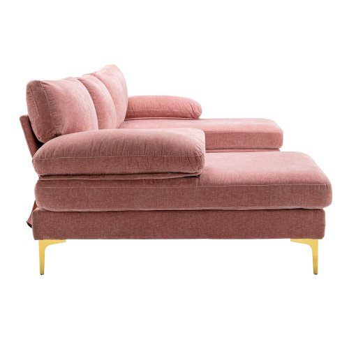 COOLMORE Modern fabric European U-shaped sofa set furniture combination sofa leisure sofa