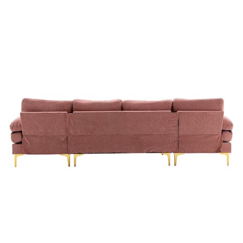 COOLMORE Modern fabric European U-shaped sofa set furniture combination sofa leisure sofa